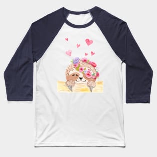 cute sloth Baseball T-Shirt